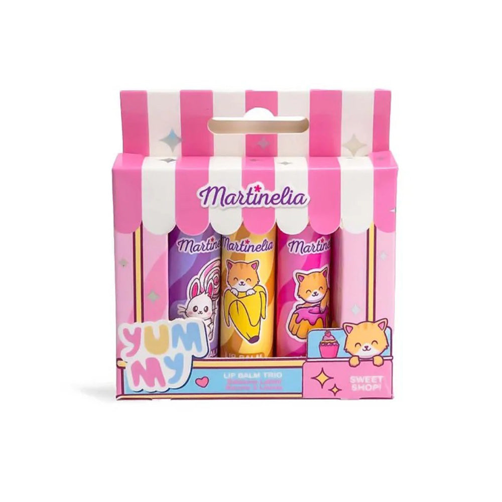 Martinelia Yummy Lip Balm Trio Παιδικό Σετ Lipbalm 3 x 3.5gr