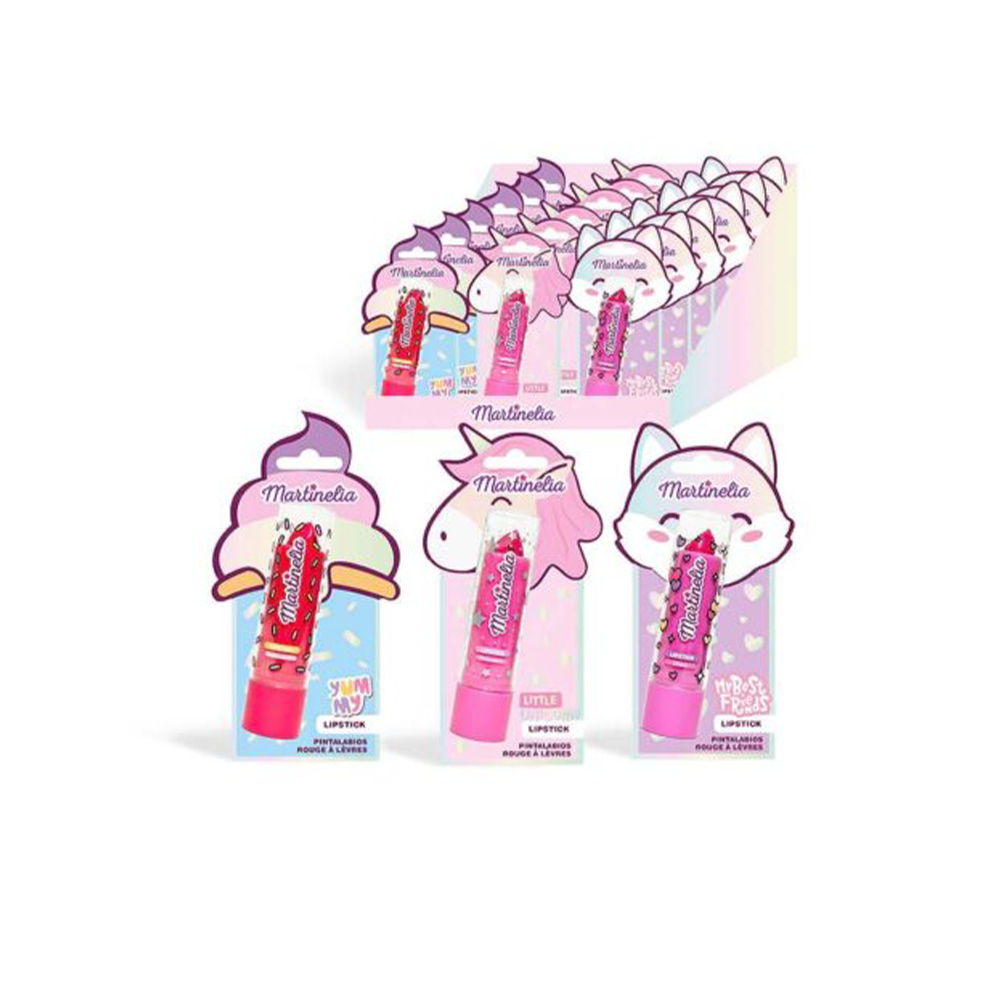 MartineliaMartinelia World Κραγιόν Ροζ Κοραλί Με Γεύση 4g 3 Σχέδια- 1Τμχpapell.gr