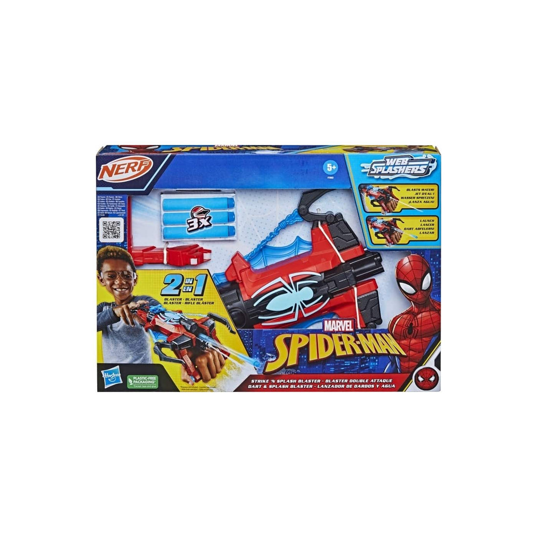 Hasbro Marvel Spider-Man Nerf Strike N Splash Blaster