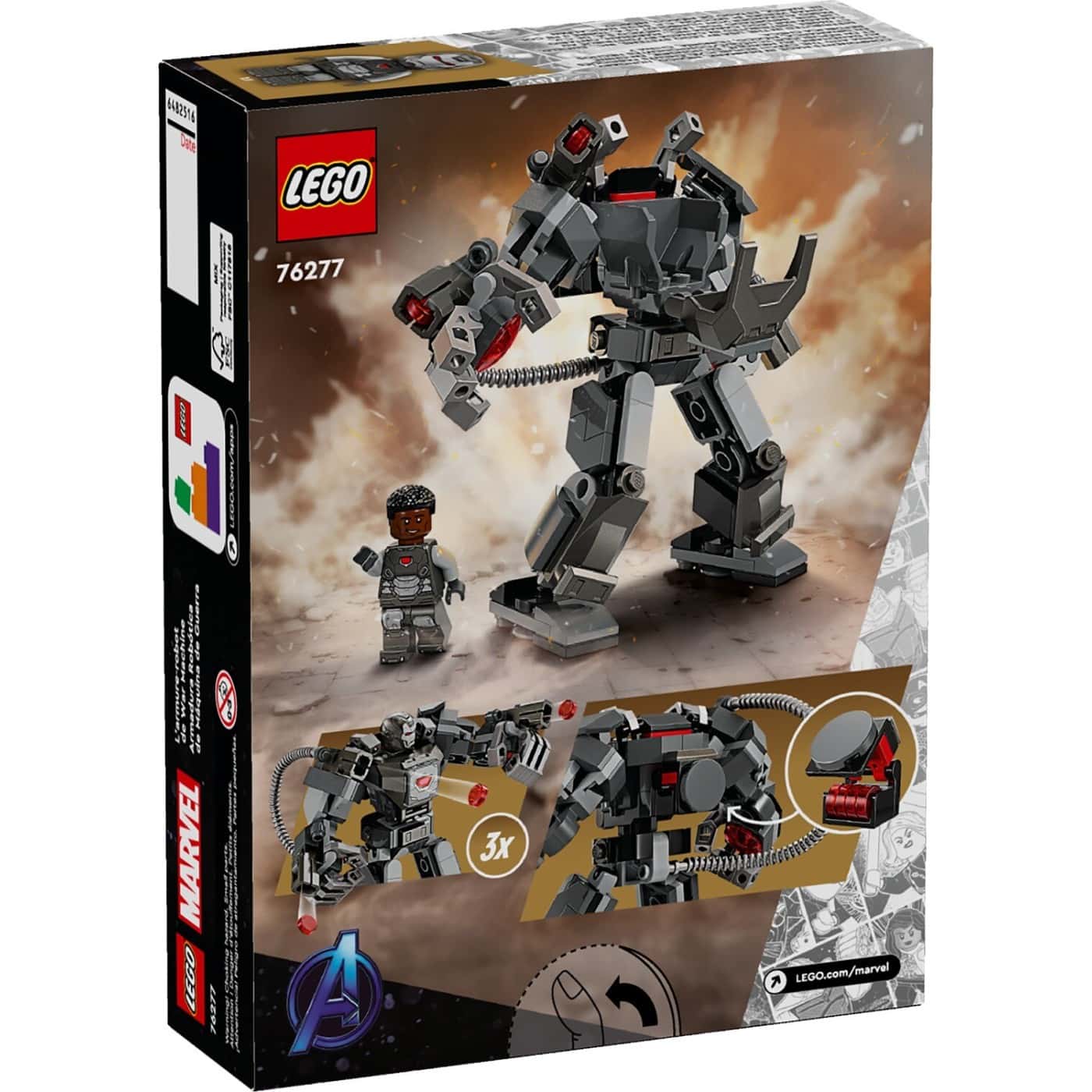 76277 Lego Marvel War Machine Mech Armour