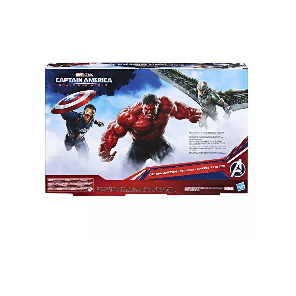 Hasbro Marvel Avengers Captain America: Brave New World Titan Hero Series 3 Φιγούρες Δράσης 30 Εκ 