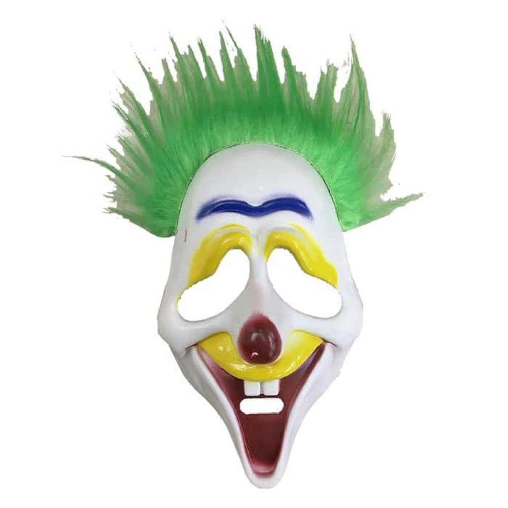 CarnavalistaΜάσκα Κλόουν Με Μαλλιά Πράσιναpapell.gr