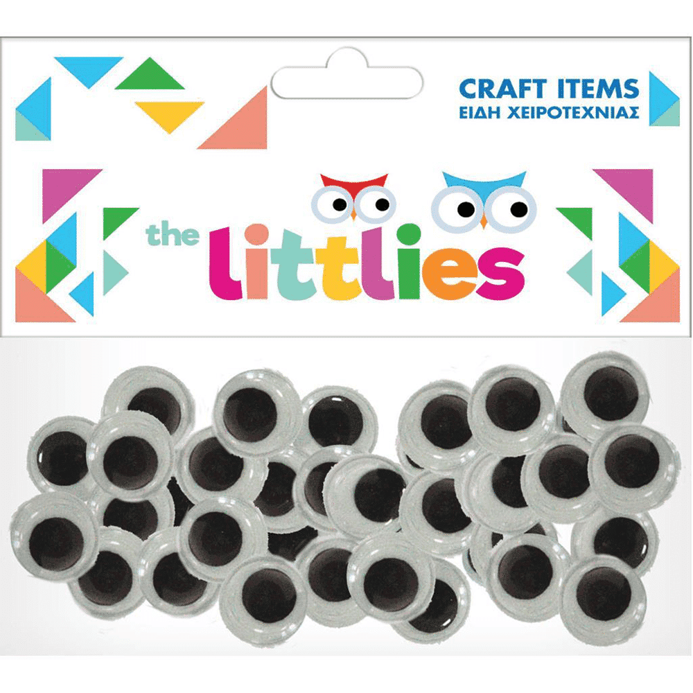 THE LITTLIESΜατάκια Κινούμενα 14X20Mm Ov- 8X20Mm Στρογ-6X22Mm Στρογ 28Τεμ The Littliespapell.gr