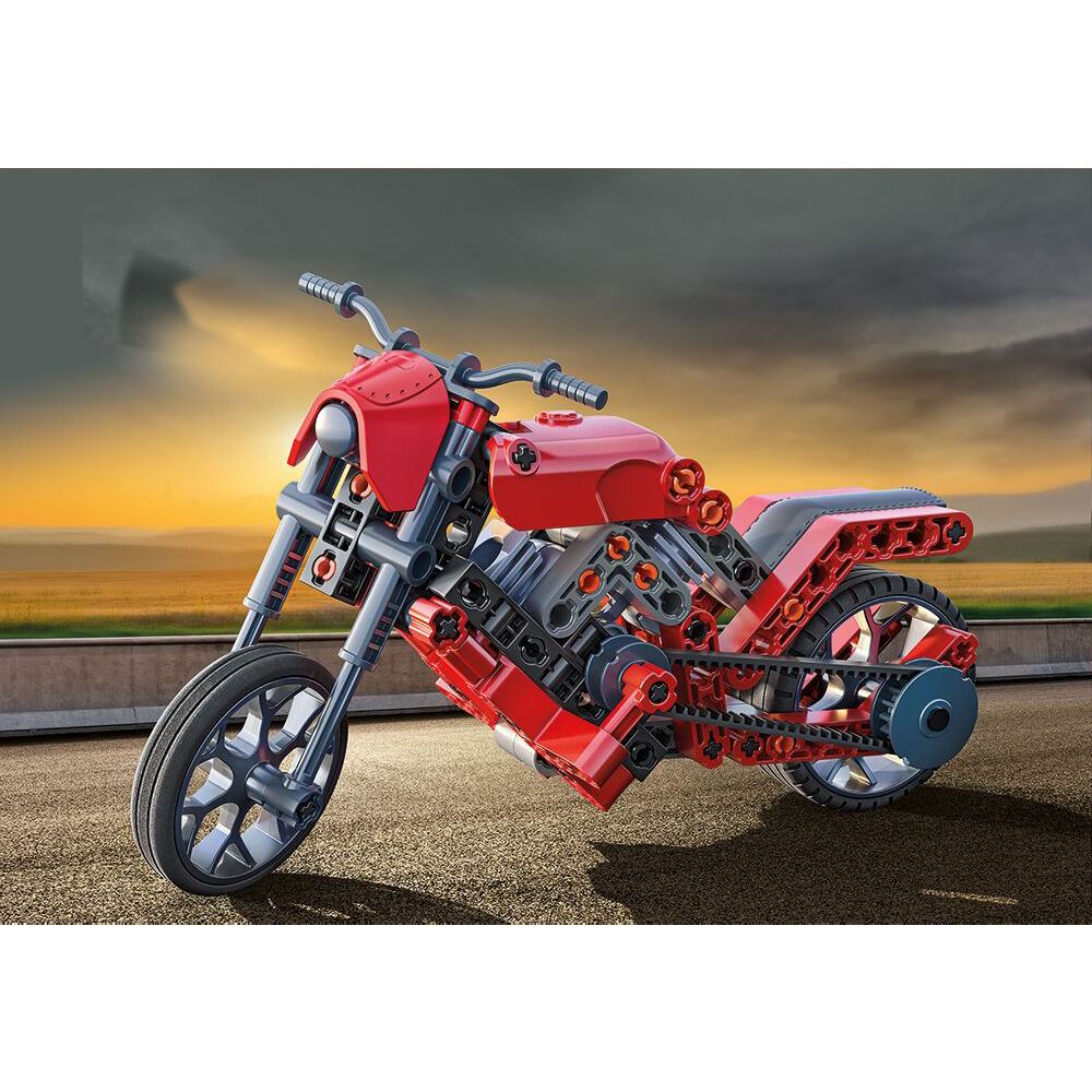 Μαθαίνω Και Δημιουργώ Build Εκπαιδευτικό Παιχνίδι Εργαστήριο Μηχανικής Roadster & Dragster