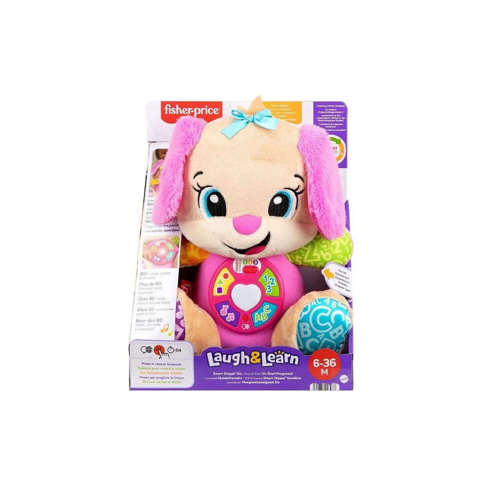 MattelMattel Fisher-Price Παίζω & Μαθαίνω Smart Stages Εκπαιδευτικό Σκυλάκι Ροζpapell.gr