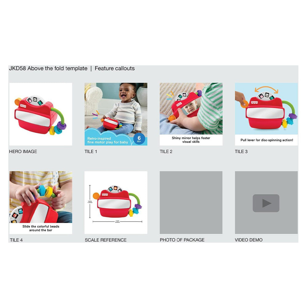 Mattel Fisher-Price Mini Κλασικό Παιχνίδι View-Master