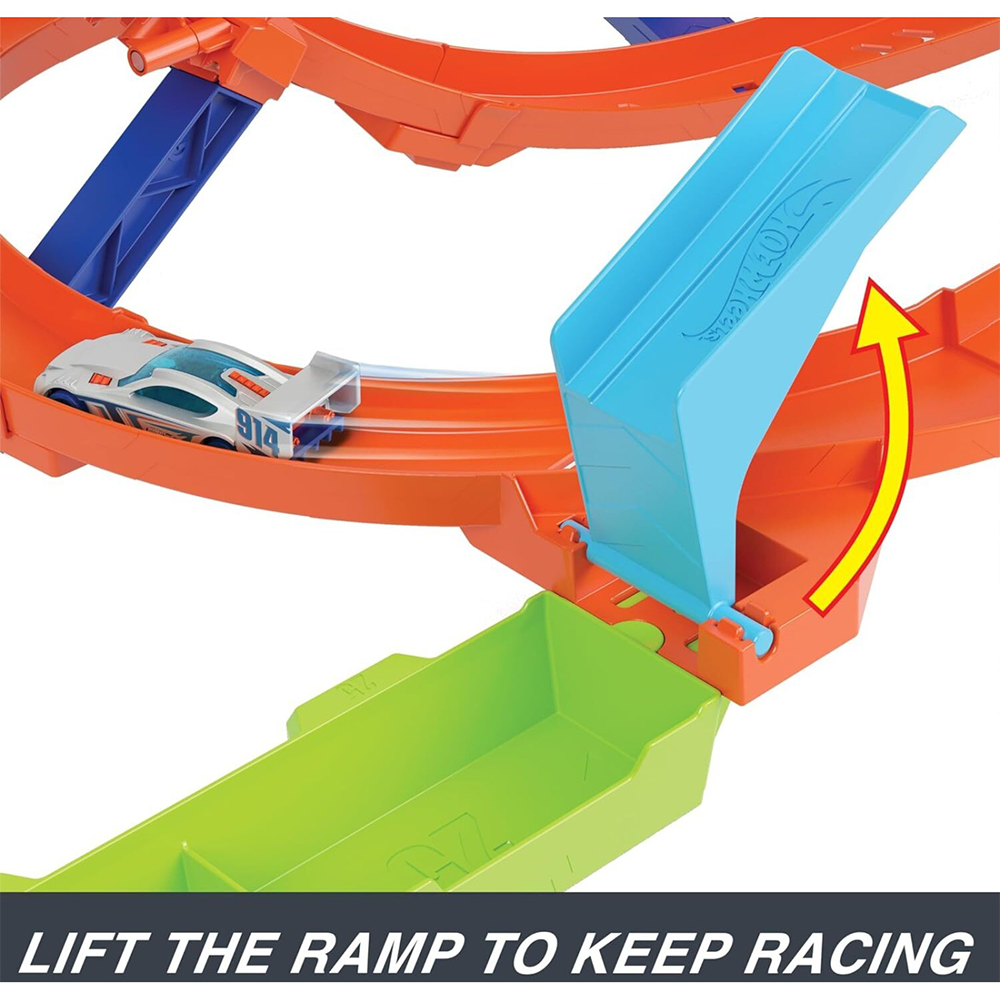MATTEL HOT WHEELSMattel Hot Wheels Πίστα Σούπερ Extreme Λουπ, Action Loop Cyclone Challenge Track Setpapell.gr