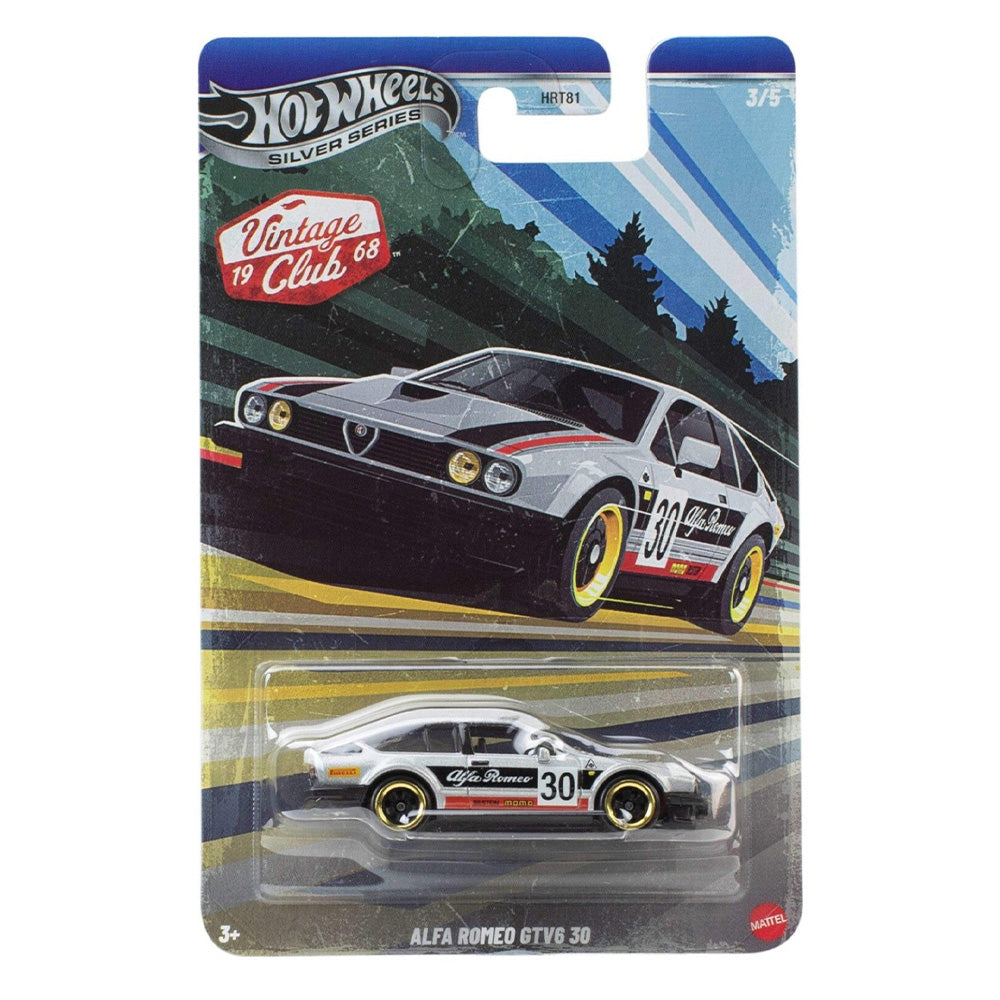 Mattel Hot Wheels Vintage Alfa Romeo GTV6 3.0 – Συλλεκτικό Αυτοκινητάκι