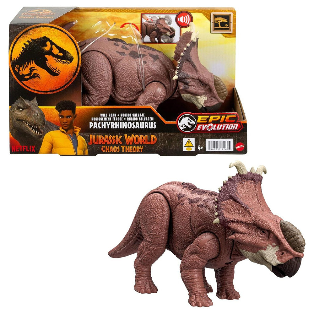 MattelMattel Jurassic World Wild Roar Pachyrhinosaurus Δεινόσαυρος Με Κινούμενα Μέληpapell.gr