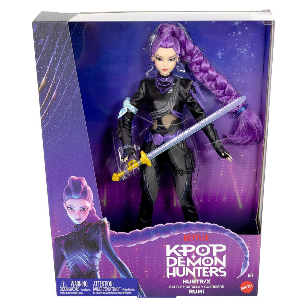Mattel K-Pop Demon Hunters HUNTR/X Battle Rumi Deluxe Fashion Doll 30 εκ