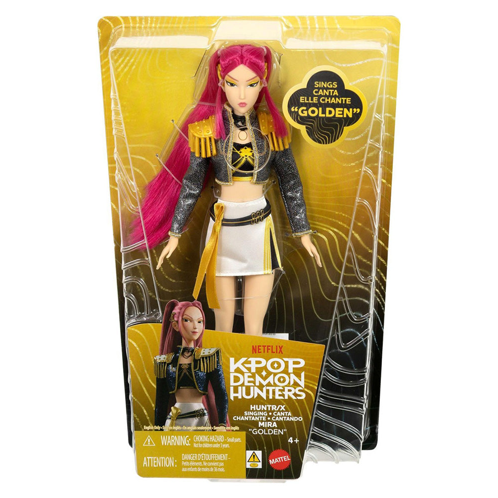 Mattel K-Pop Demon Hunters HUNTR/X Mira Singing Doll “Golden” με Αγγλικά Τραγούδια