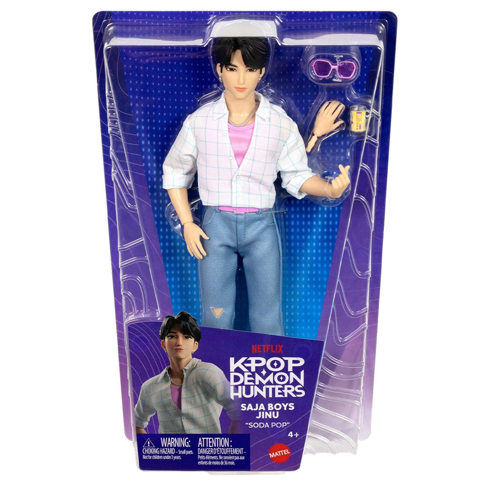 Mattel K-Pop Demon Hunters Saja Boys Jinu Fashion Doll “Soda Pop” με Αξεσουάρ