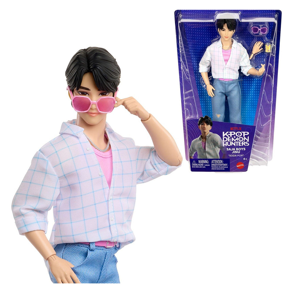 Mattel K-Pop Demon Hunters Saja Boys Jinu Fashion Doll “Soda Pop” με Αξεσουάρ
