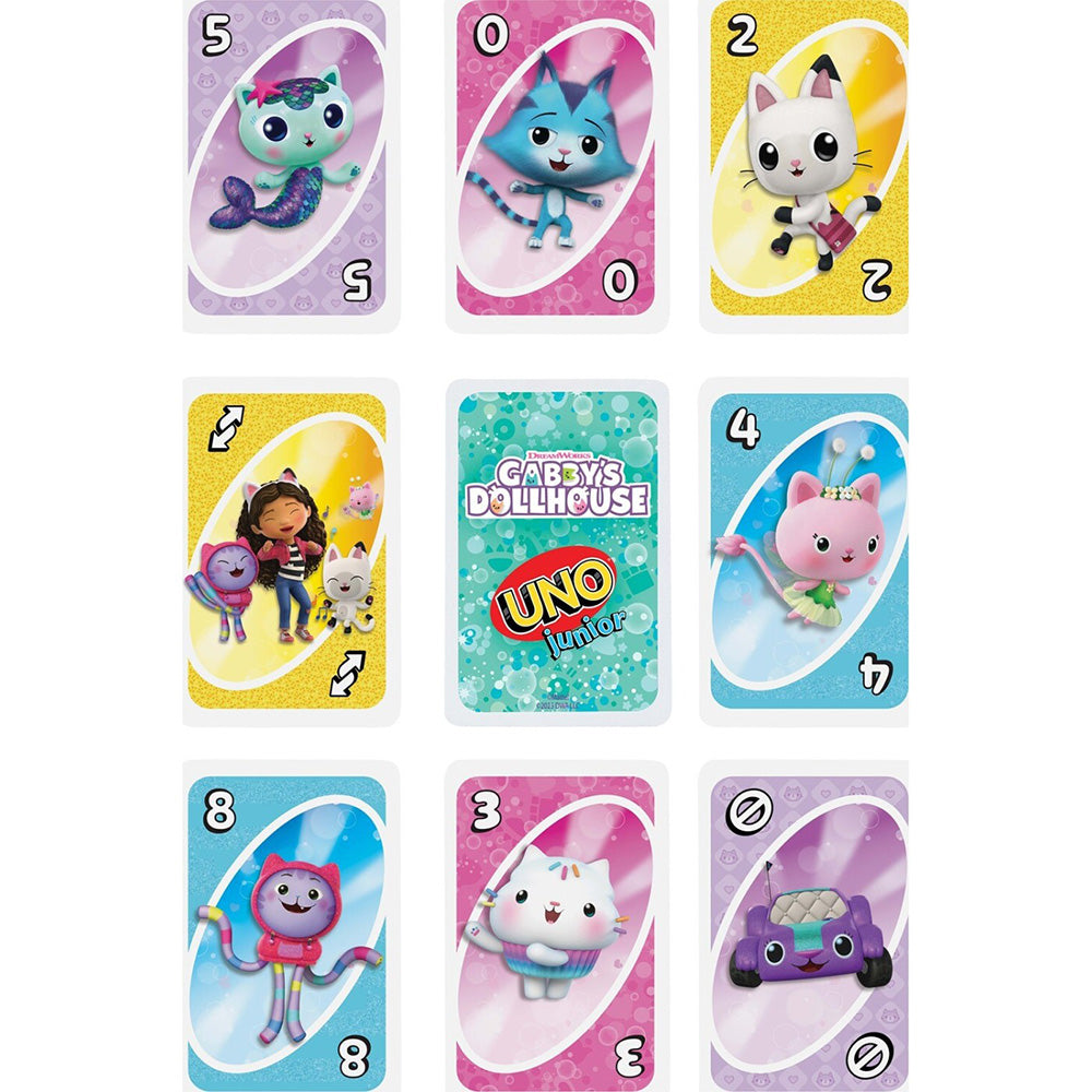 Mattel Uno: Uno Junior Gabby's Dollhouse Παιδικό Επιτραπέζιο Παιχνίδι Καρτών