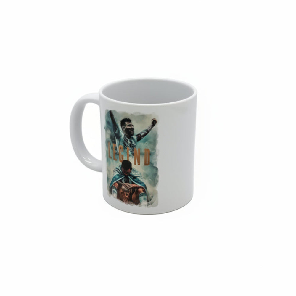 Κεραμική Κούπα Λευκή Legend Messi - 330ml