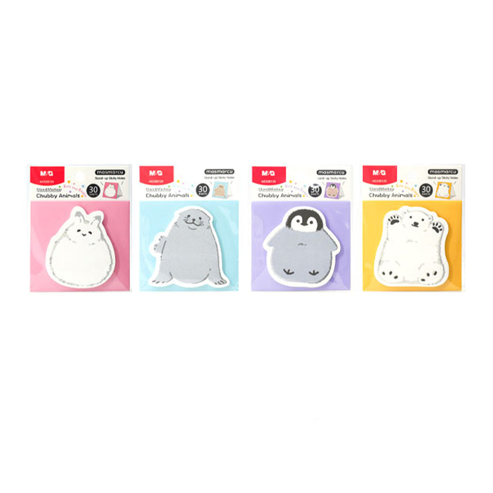 M&GM&G Αυτοκόλλητες Σημειώσεις Με Ζωάκια 30φ 4 Σχέδια - 1 Τμχpapell.gr