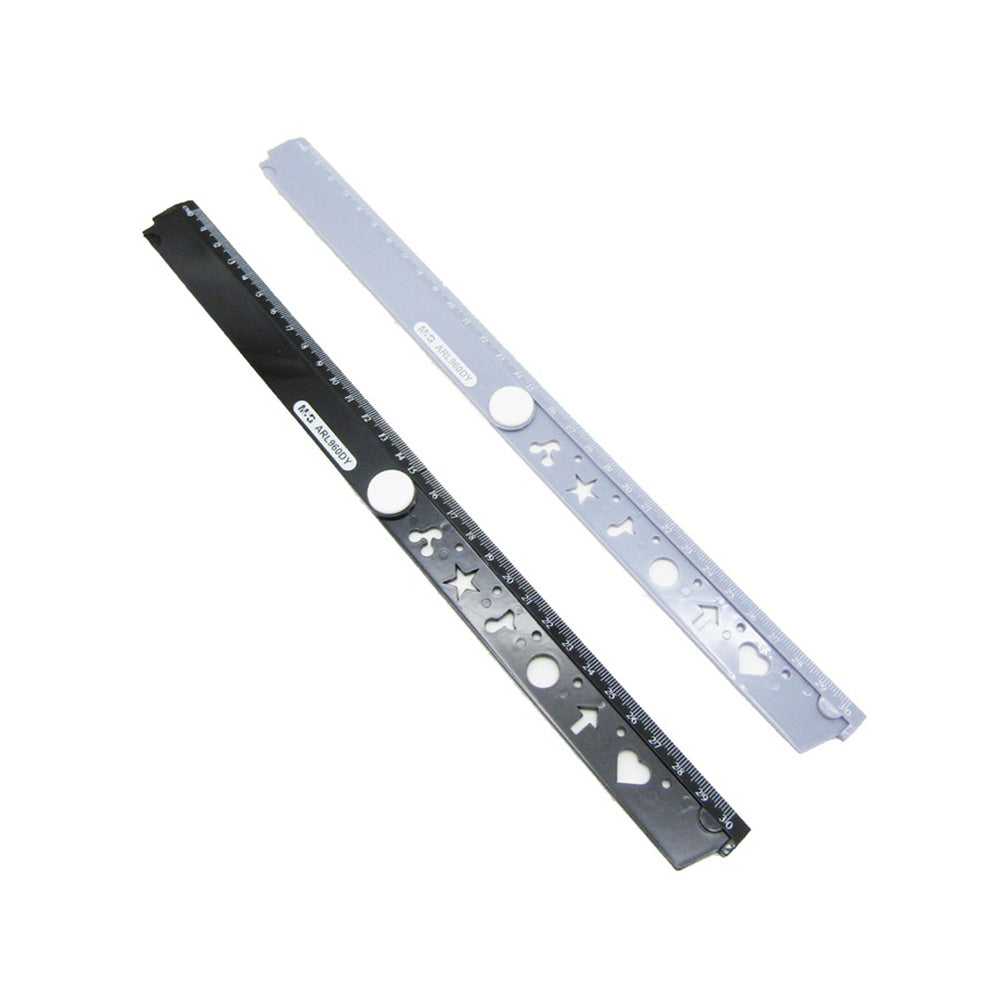 M&GM&G Χάρακας 30Εκ Με Αναδίπλωση 2 Χρώματα - 1 Τμχpapell.gr