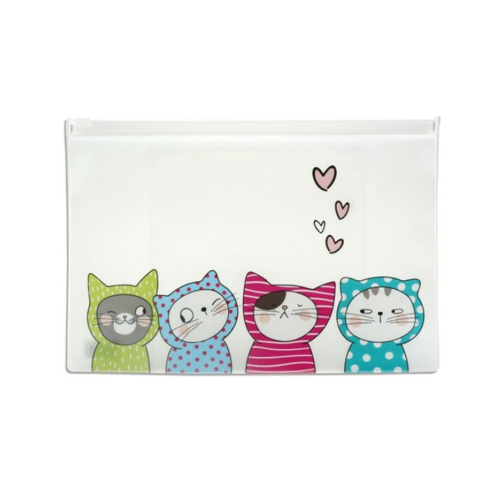 M&G Φάκελος Zip So Many Cats A5 4 Σχέδια - 1 Τμχ