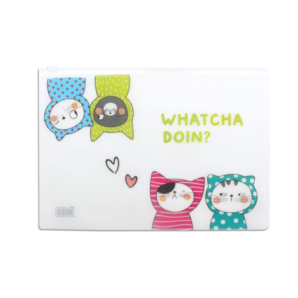 M&G Φάκελος Zip So Many Cats A5 4 Σχέδια - 1 Τμχ