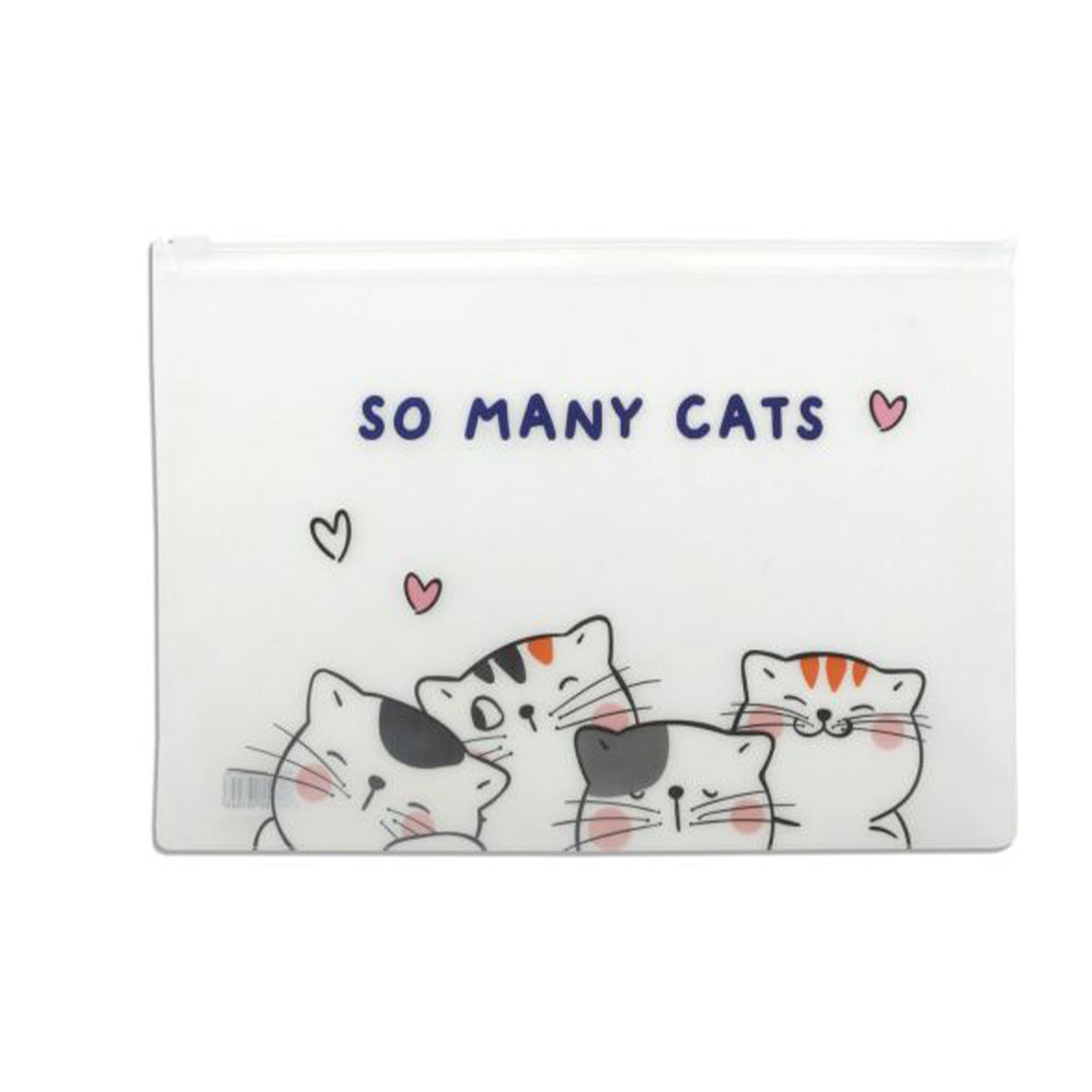 M&G Φάκελος Zip So Many Cats A5 4 Σχέδια - 1 Τμχ