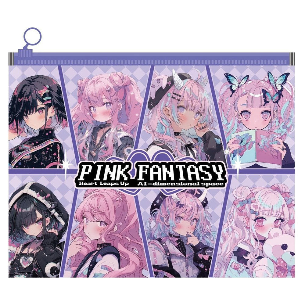 M&GM&G Φάκελος Fantasy Pink Με Φερμουάρ A4papell.gr