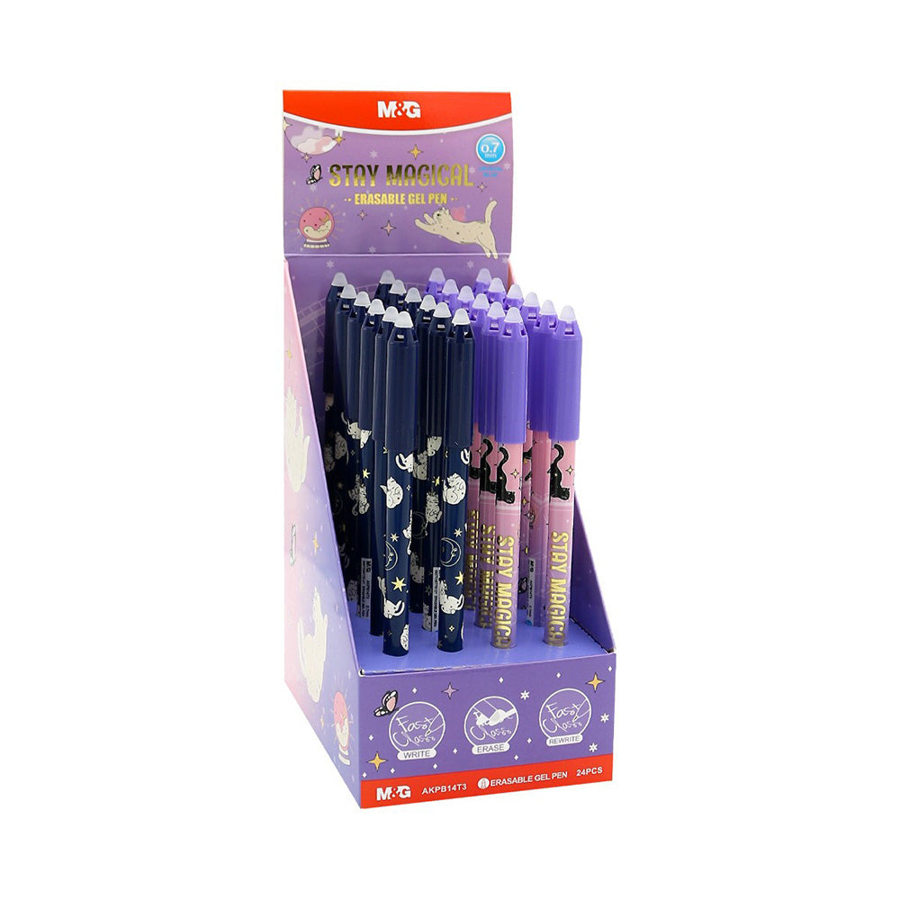 M&G Stay Magical Στυλό Gel με Γόμα 0.7 mm Μπλε Μελάνι - 1 Τμχ