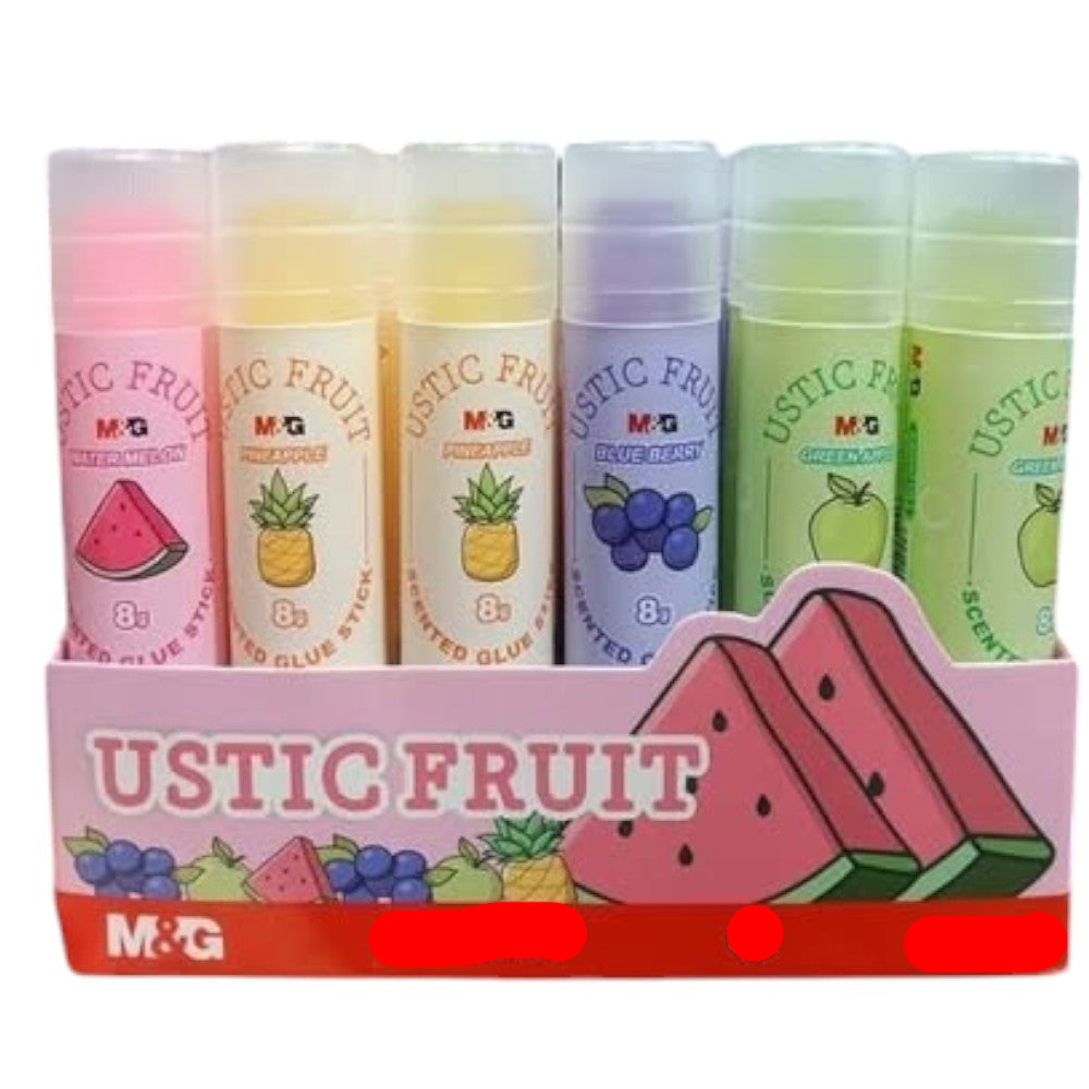 M&G Glue Stick Φρούτα 8gr 4 Σχέδια - 1Τμχ