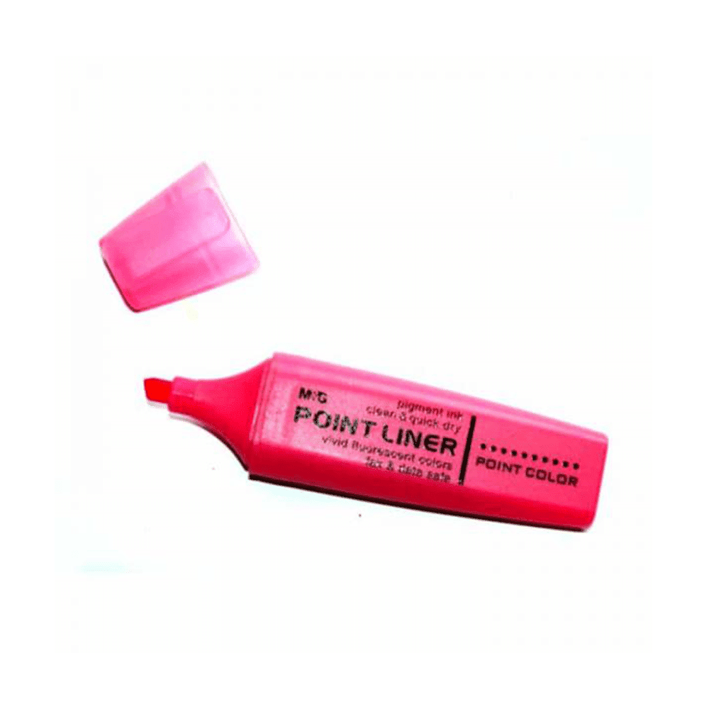Red Roz Point M&GM&G Μαρκαδόρος Υπογράμμισης Point Liner Ροζpapell.gr