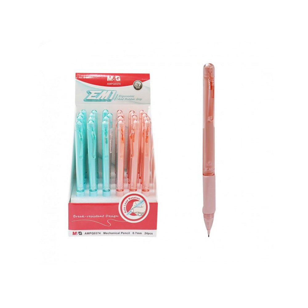 M&G Μηχανικό Μολύβι 0.7mm 2 Χρώματα - 1 Τμχ