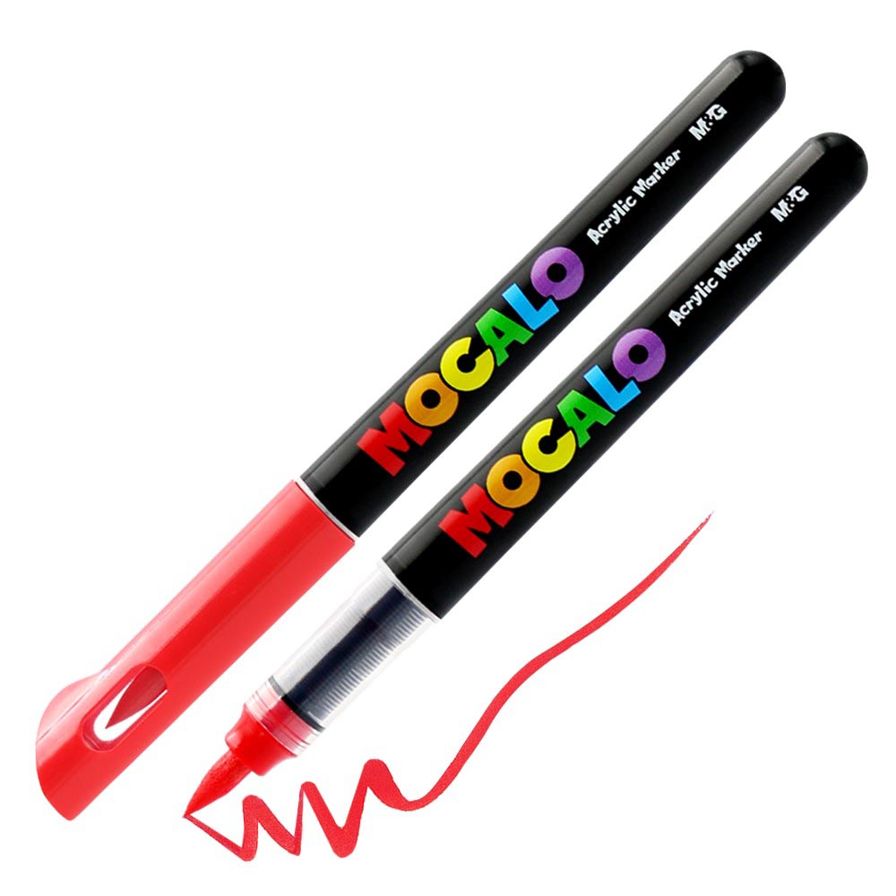 M&G Mocalo Σετ Ακρυλικοί Μαρκαδόροι Brush 48 Χρώματα