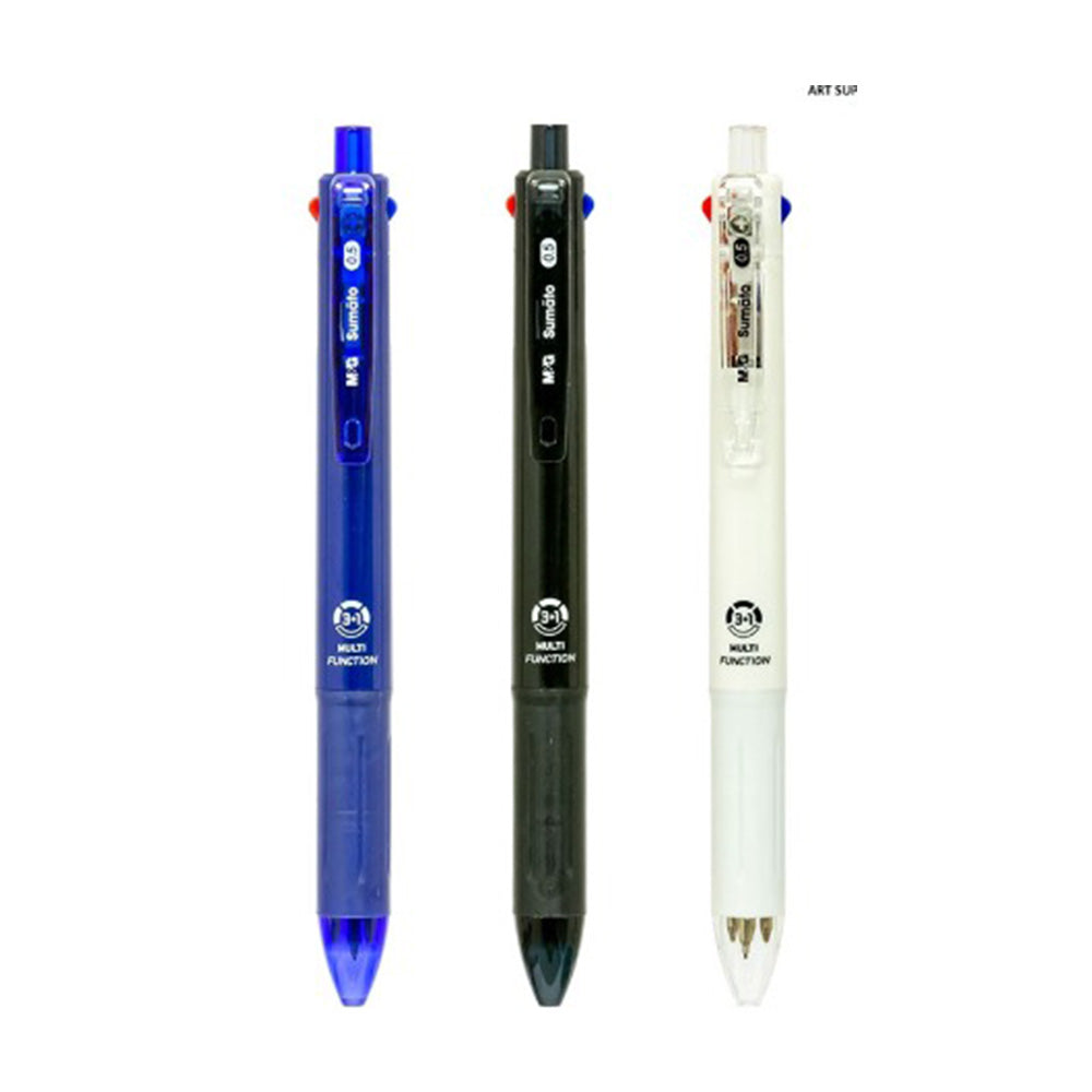 M&G Στυλό + Μηχανικό Μολύβι 3 Χρώματα - 1 Τμχ