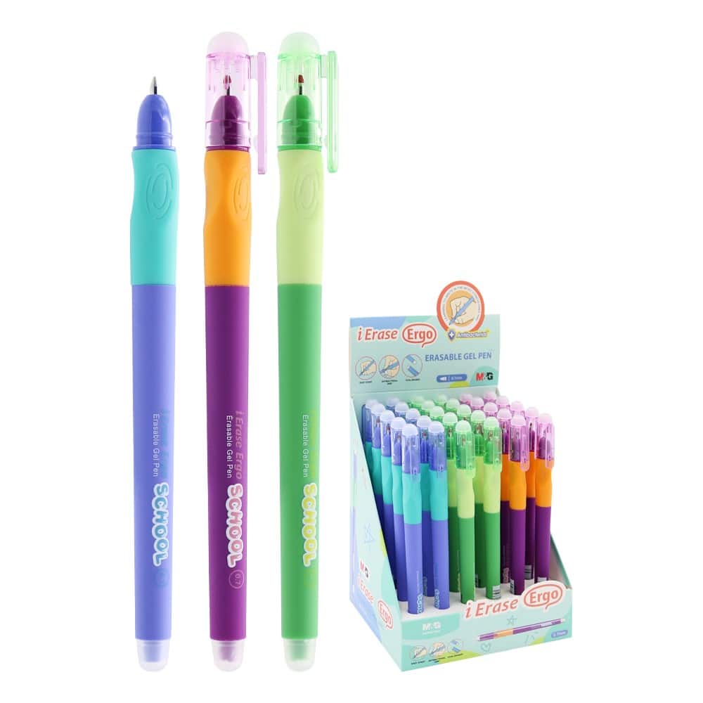 M&GM&G Στυλό Erase Ergo Erasable Gel Pen 0.7mm  3 Σχέδια- 1Τμχpapell.gr