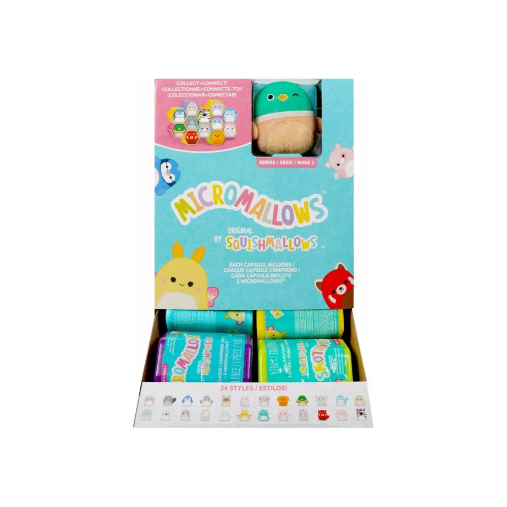 JazwaresSquishmallows Micromallows Blind Κάψουλα Με Λούτρινο 6εκ 24 Σχέδια- 1Τμχpapell.gr