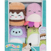 JazwaresSquishmallows Micromallows - Σετ 4Τμχ Λούτρινα 6εκ Squishmallows Carmelita S'mores, Jeanne Octopus, Luciano Lion, Wendy Frogpapell.gr