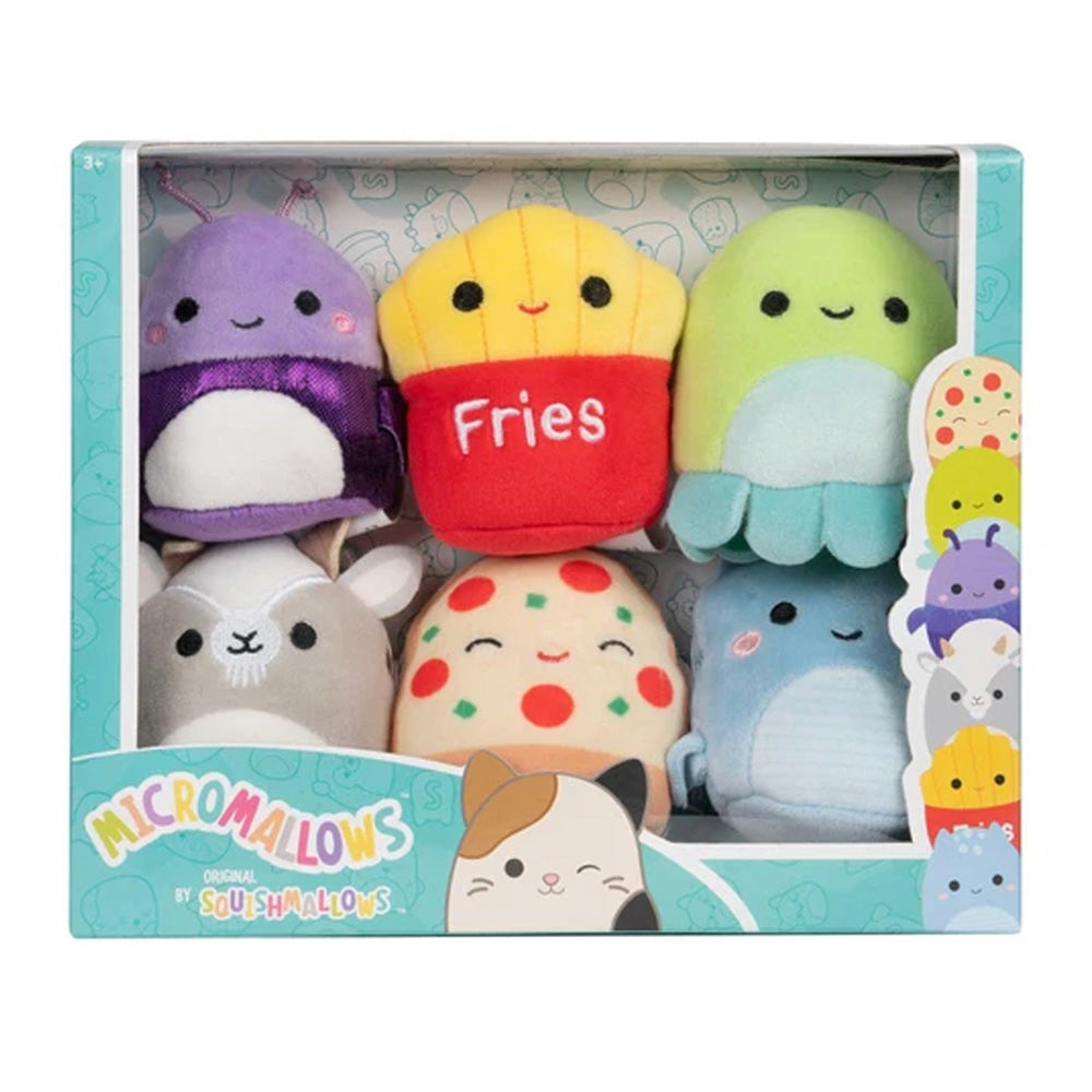 JazwaresMicromallows  Squishmallows Σετ 6τμχ Λούτρινα 6εκpapell.gr