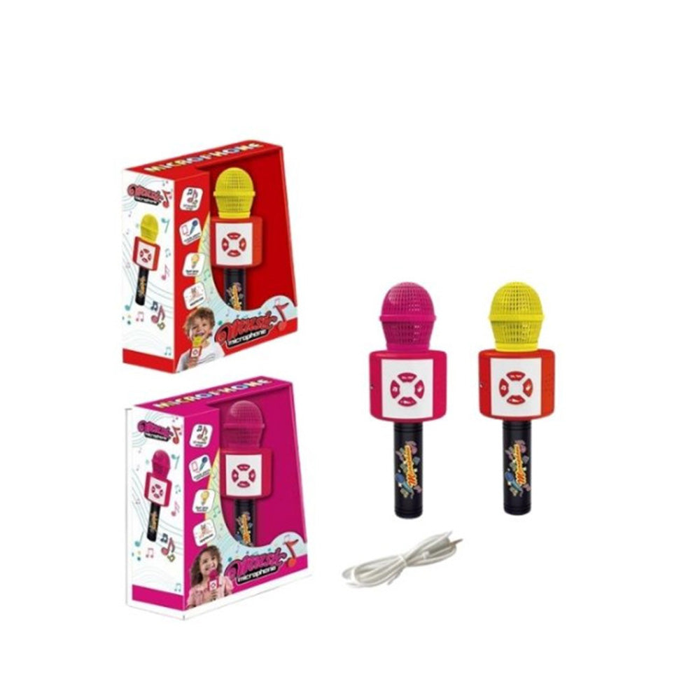 Μικρόφωνο Με Ήχο & Φως 24εκ 2 Χρώματα - 1τμχ