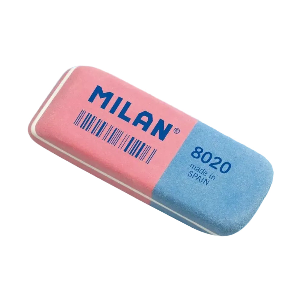 Milan Γόμα Σχολική Δίχρωμη 8020