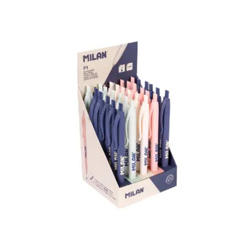 Milan Στυλό P1 430 Μπλε 1.0mm σε 4 Χρώματα - 1 Τμχ