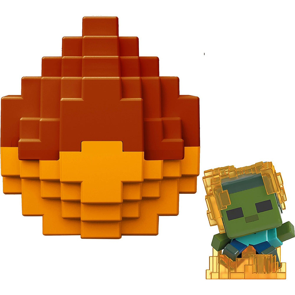 Minecraft Παιδικά Φιγούρα Παιχνιδιού Mini Torched Zombie