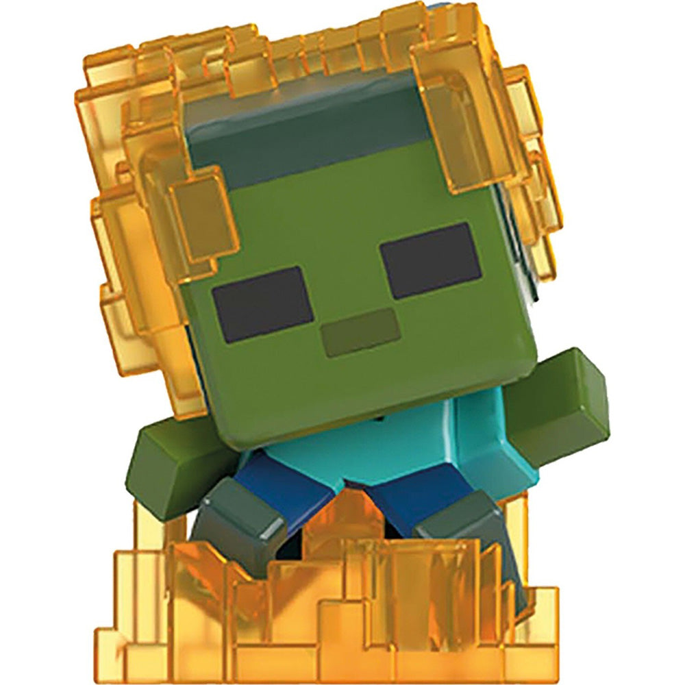 Minecraft Παιδικά Φιγούρα Παιχνιδιού Mini Torched Zombie