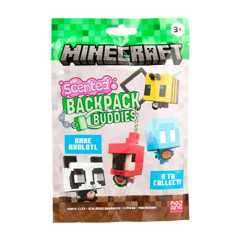 Minecraft Scented Backpack Buddies Αρωματικό Μπρελόκ Έκπληξη Σε 9 Σχέδια, Τυχαίο Περιεχόμενο -1 Τμχ