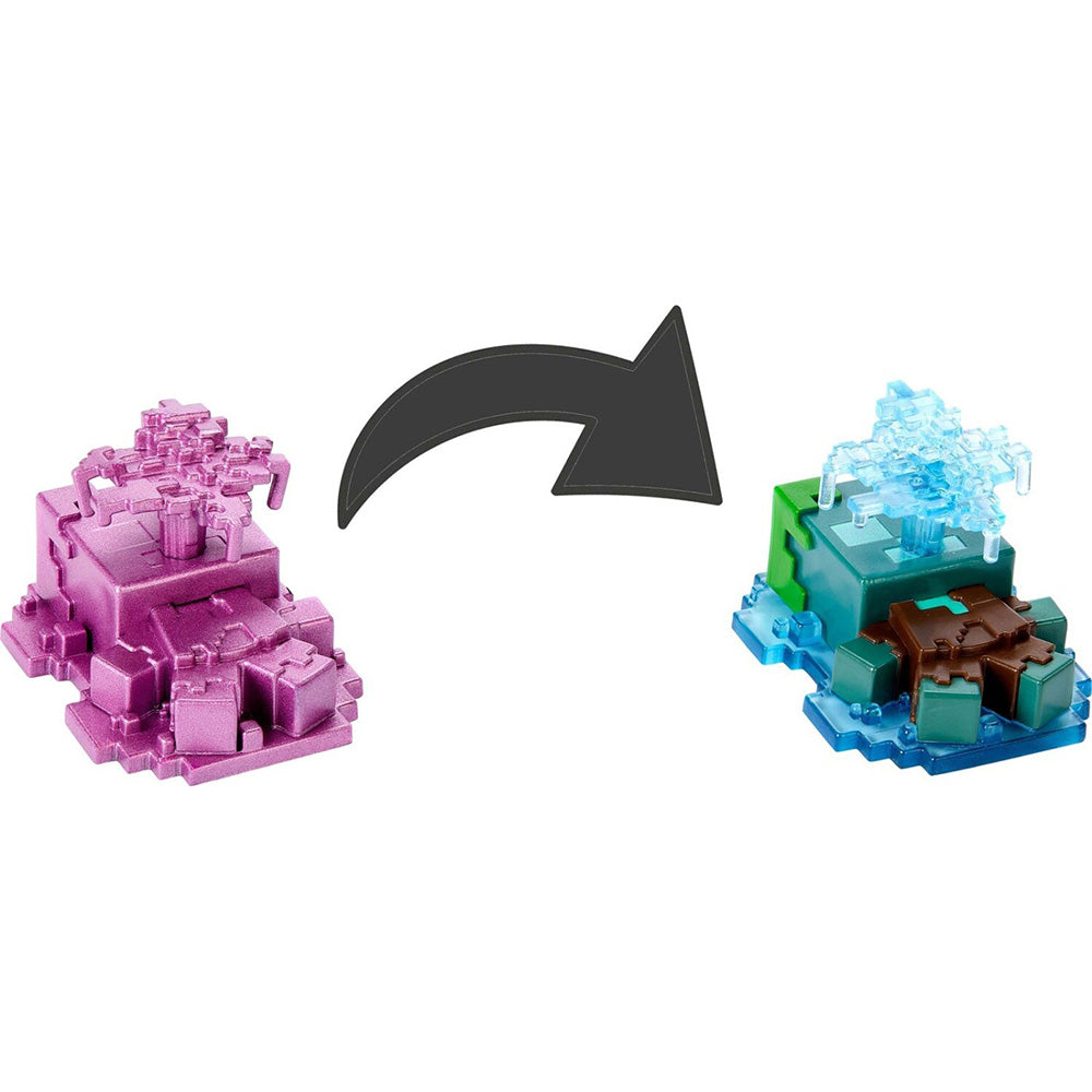 Minecraft Mini Φιγούρες Εξόρηξης Mc Beached Drowned Παιδική Φιγούρα Παιχνιδιού 