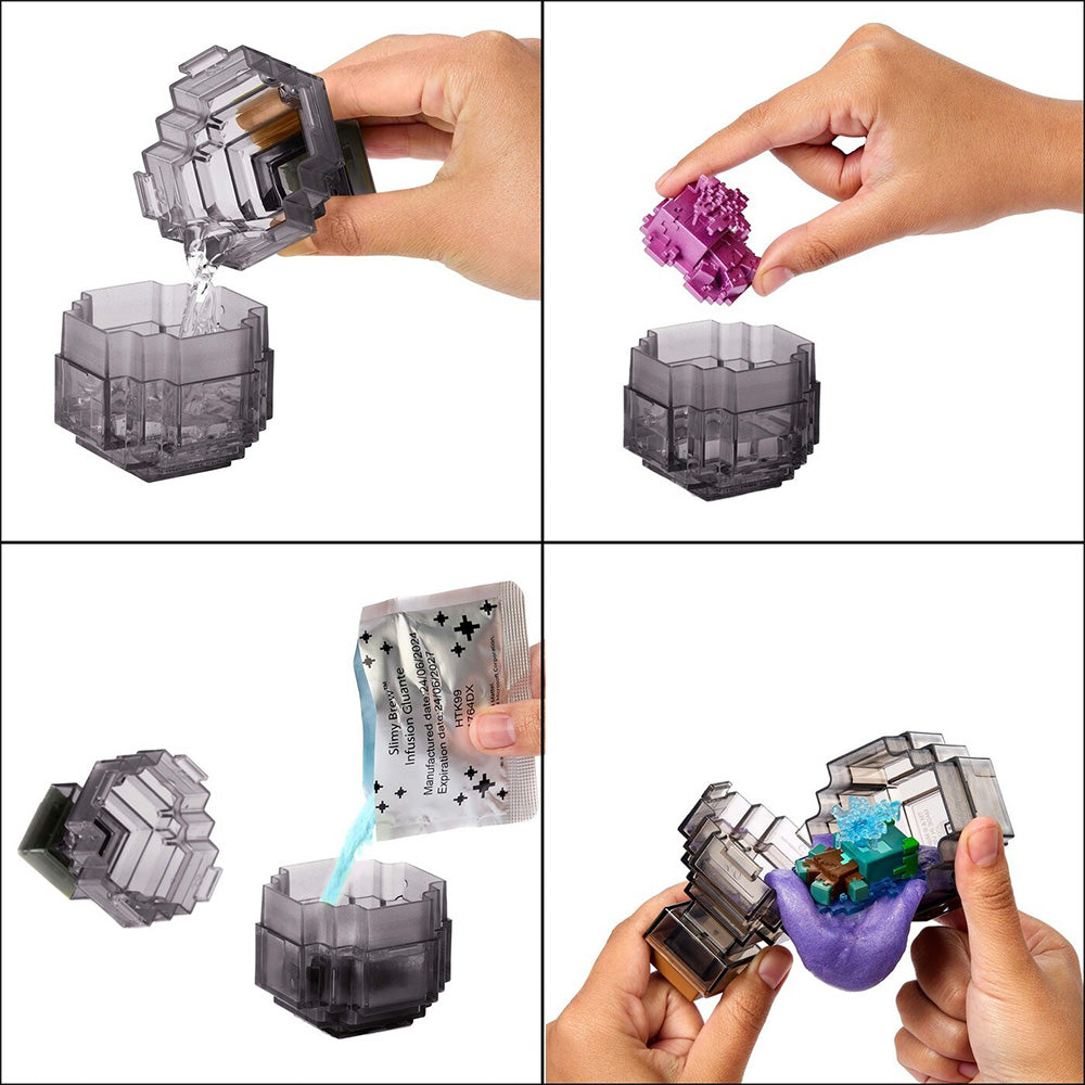 Minecraft Mini Φιγούρες Εξόρηξης Mc Beached Drowned Παιδική Φιγούρα Παιχνιδιού 