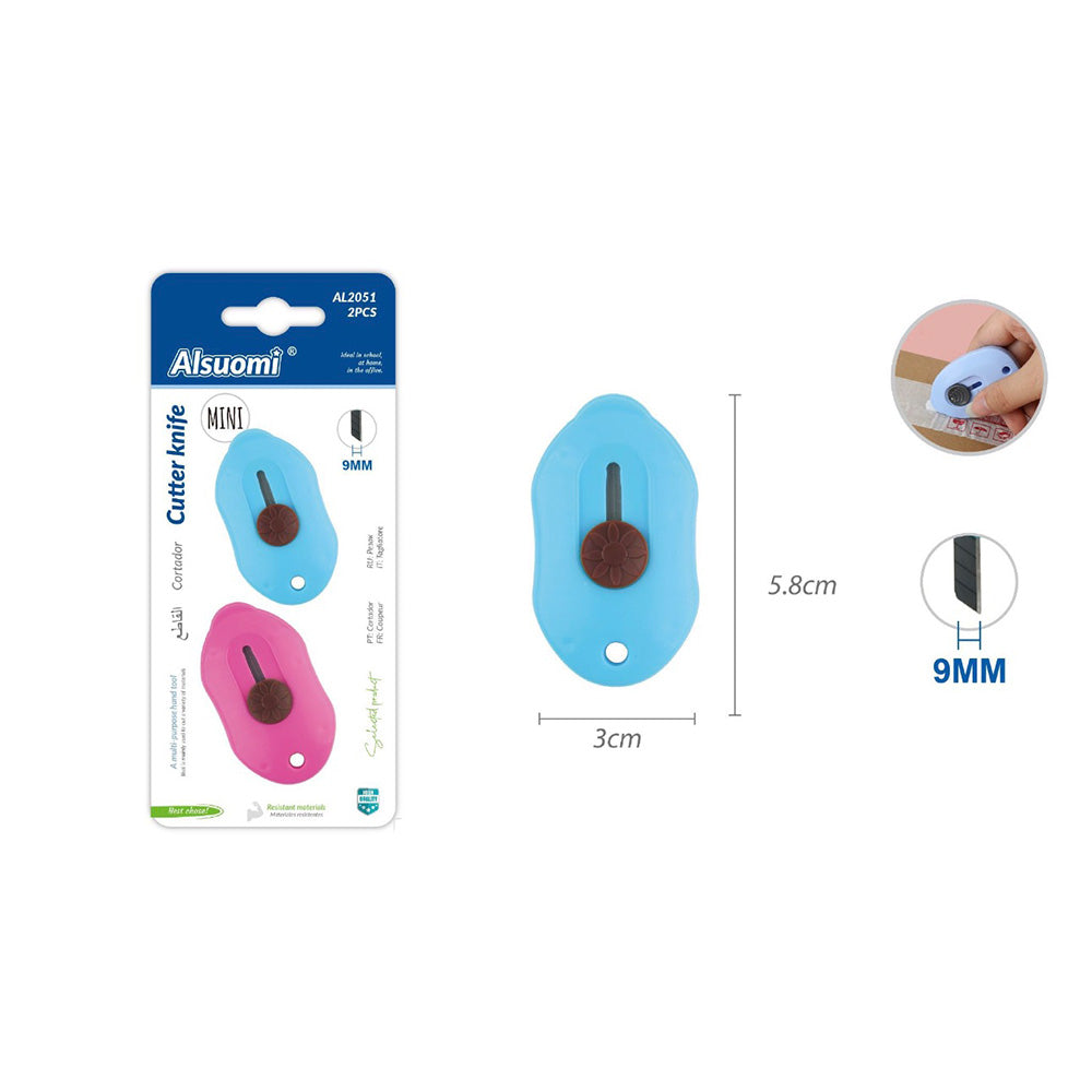 Alsuomi Σετ Mini Κοπίδια Τσέπης 5,8cm - 9mm 