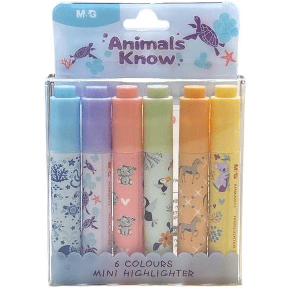 M&GM&G Μαρκαδοροι Υπογραμμισης Mini Animalpapell.gr