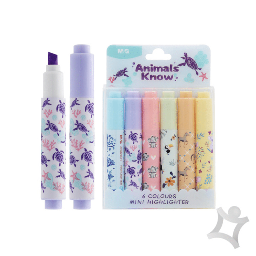 M&GM&G Μαρκαδοροι Υπογραμμισης Mini Animalpapell.gr