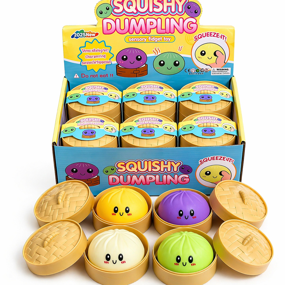 Squishy Dumpling Mini Αντιστρές Παιχνίδι 5x3 εκ – 1 Τμχ