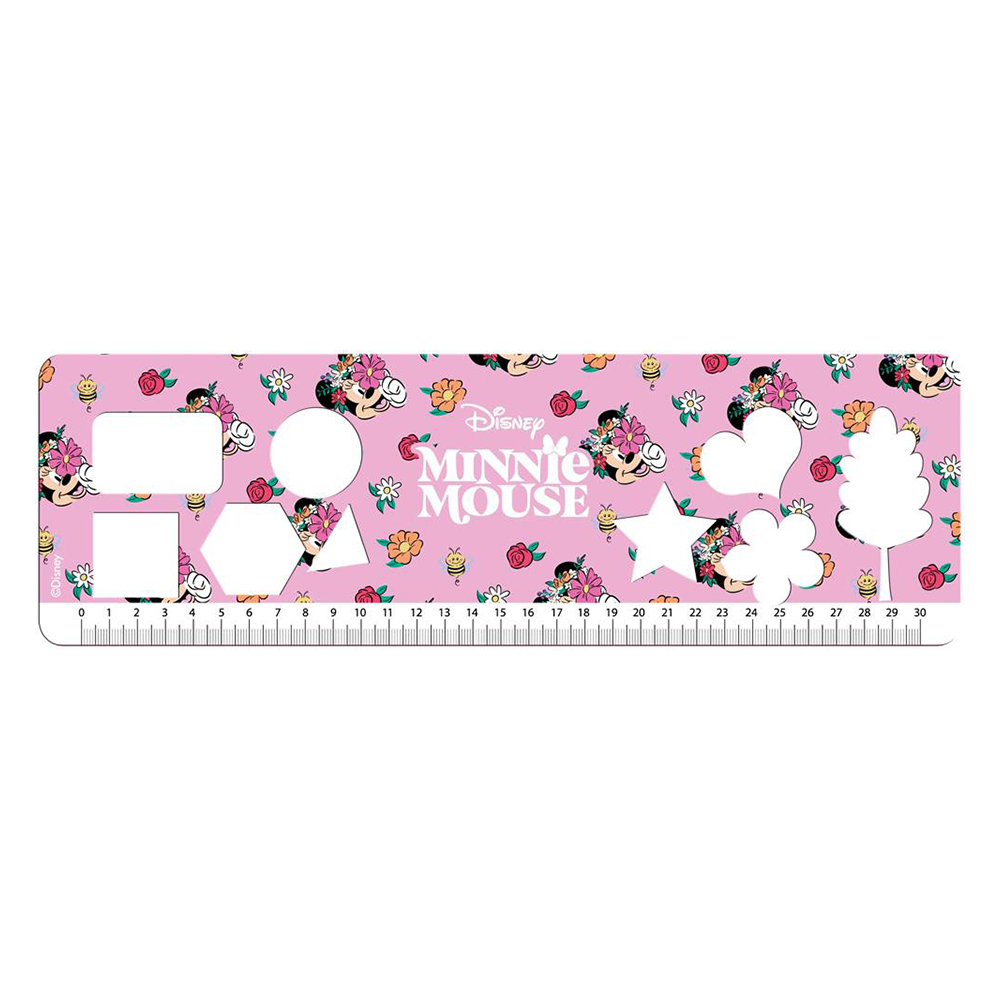 Μπλοκ ΖωγραφικήςMinnie Mouse 23x33 εκ με 40 Φύλλα, Αυτοκόλλητα & Στένσιλ σε 2 Σχέδια - 1 Τεμάχιο