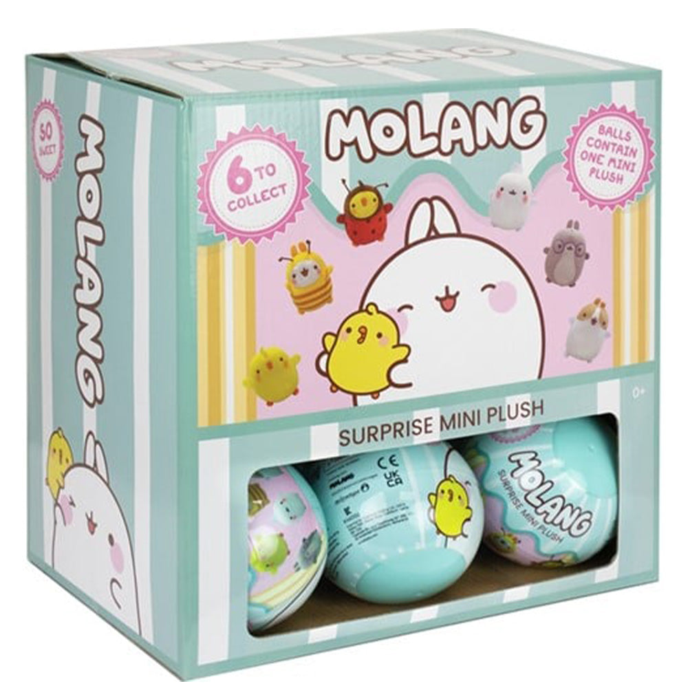 Molang Μπάλα Έκπληξη Με Λούτρινο 8Εκ 6 Σχέδια - 1Τμχ