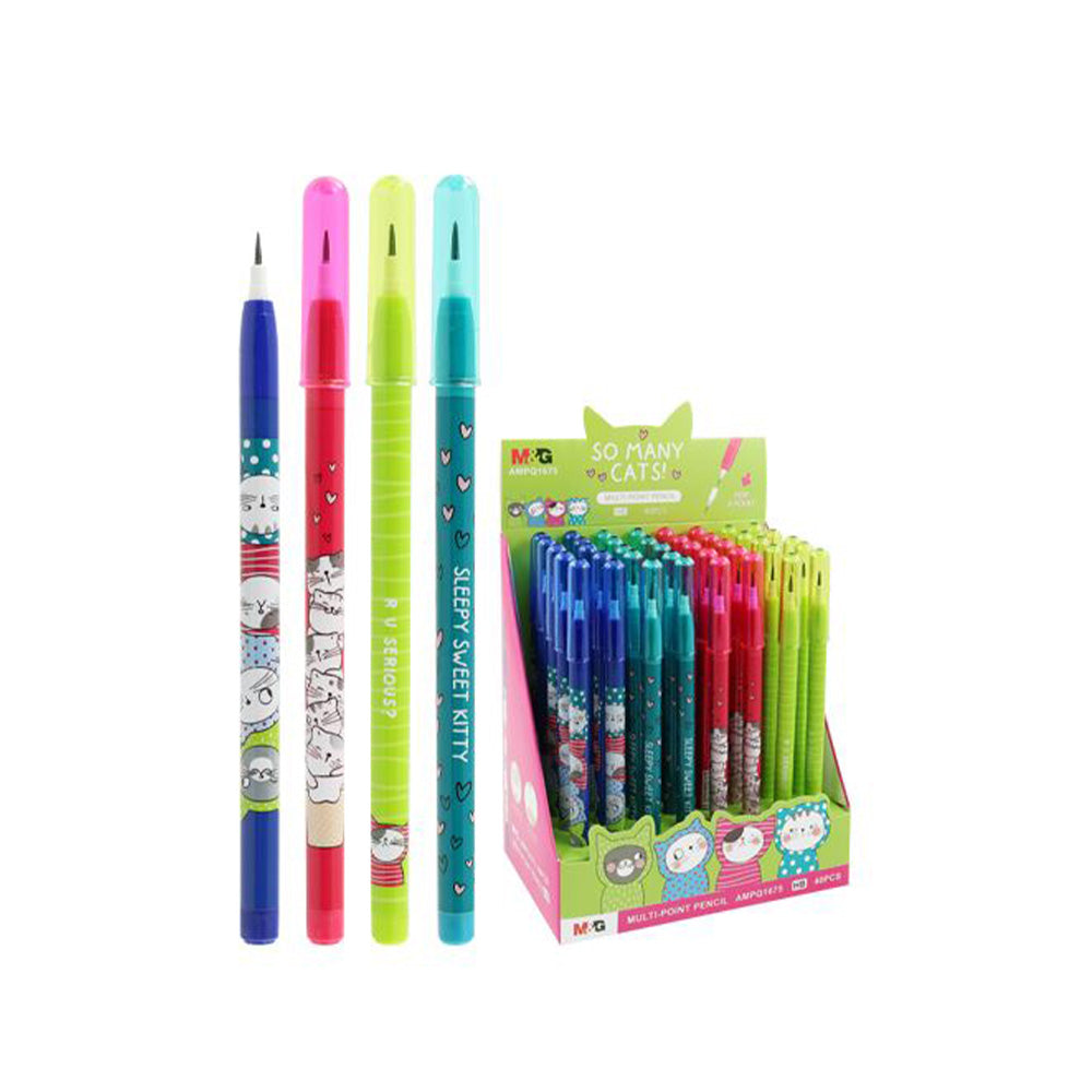 M&GM&G Μολύβι Με 11 Μύτες So Many Cats 4 Σχέδια - 1 Τμχpapell.gr